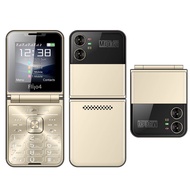 Điện Thoại Nắp Gập SERVO Flilo4 4 SIM Chức Năng Chờ Đa SIM Giọng Nói Ảo Gọi Nhanh Ghi Âm Cuộc Gọi Má