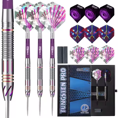 CyeeLife 23g hard tungsten steel dart (total weight 25g) 90% tungsten steel professional competition