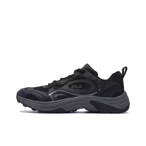 FILA FLUXION Chuanliu Shoes Low top Casual Shoes Men's Black Gray F12M532115FBC