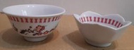 早期大同梅花壽瓷碗 醬料碗 小湯碗-2個合售