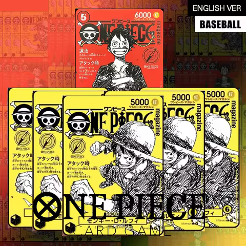 Diy One Piece Monkey D Luffy Promo Sr St21-014 Jpn Magazine Vol.20 Monkey D. Luffy Yellow Magazine #