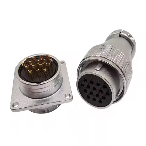 PLS28 P28-2/3/4/5/7/8/10/12/16/17/20/24/26 Pin Aviation Connector Plug WS28 Male Female Plug Socket 
