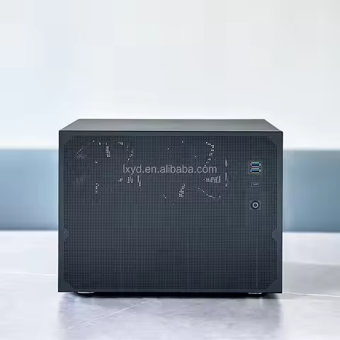 Dropshipping Cool ITX Mini Computer Case 4U 6U Rack Mount Storage Tower ATX Desktop PC Enclosure 9 B