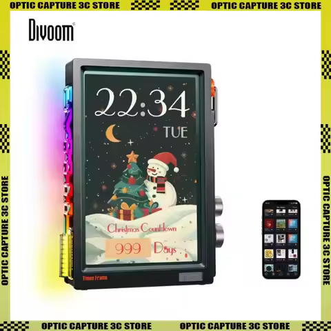 Divoom Times Frame 10.1" Smart Electrolev Photo Frame DIY Customized Pixel Photo Display Home Deskto