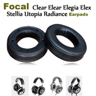 Replacement headphone ear pads for FOCAL Clear Elear Elegia Elex Stellia Utopia Radiance Protein leather Lambskin Suede Earpads headset earmuff sponge Earcap