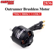 SURPASS HOBBY 2836 750KV/880KV/1120KV Outrunner Brushless Motor For RC Airplane Fixed-wing Glider Ai