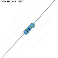 [80 Pieces]- Resistor 1 Ohm 1/2W 5% 4 Color Rings TechZone Vietnamese
