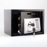 Kingland T-25EAT-Black Cash Deposit Front Drop Digital Safe Box With Alarm, Keylock, Led