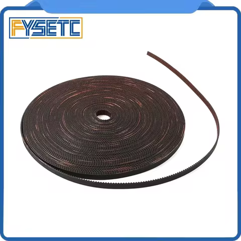 GATES Belt LL-2G-6RF 2GT Belt Opened Fiberglass Rubber GT2 Timing Belt 2GT-6 L 1M 2M 5M W 6mm For MK