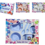 Fgh-56 Lusty Bunny 6-in-1 Baby Feeding Set Baby Gift/ Lb1419 Economical