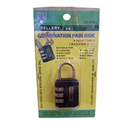 Sheleli Three-Code Adjustable Combination Lock 22-319 1