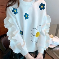 FLOWER L - XL SWEATER OVERSIZED CREWNECK