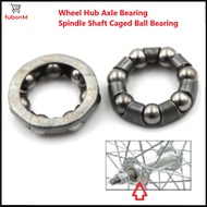 Bicycle Wheel Hub Axle Bearing, Spindle Shaft Caged Ball Bearing Front Rear / Bearing Roda Basikal - MTB BMX Mini Others