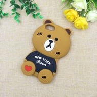 Red MI 5a Red mi 5plus  note5a 5Pro Note 4 5 Love heart 3D bear Case