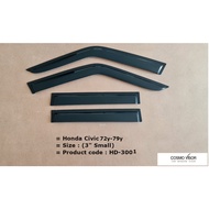 Honda Civic 72y-79y Door Visor / Window Vent Visor Deflectors