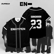 2025 New Cod Enhypen World Tour Fate Dodgers Comfortable Baseball Jacket Baju Lelaki Outdoor Sports 
