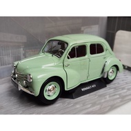 Solido 1/18 renault 4cv 1955 renault Car Model Alloy Openable Left Right Door Front Wheel Steering B