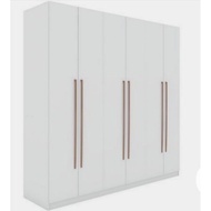 Wardrobe 10ft melamine mate white