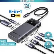 UGREEN Uno Robot 6 IN 1 USB C Hub Docking 4K 60Hz HDMI Display 100W PD Emoji 10Gbps Type C for Macbo