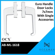 OCX Euro Handle Door Locks 7x7mm With Single Accesories AB-ML-1618