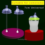 Straw suit Comotomo botol susu BPA free choke proof splash proof BPA free 7cm bottle universal drink