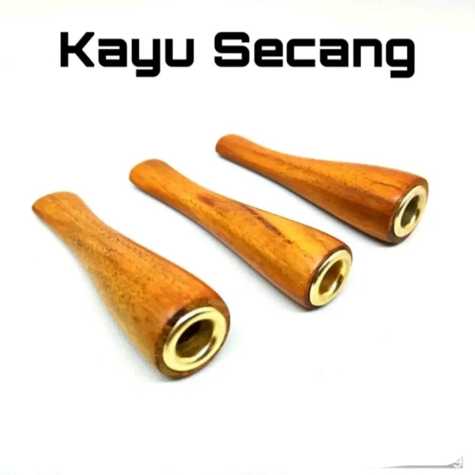 Once pipapipe pipo rokok kayu secang elegant unik bukan gading panjang 7cm