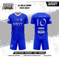AL H1LAL H0M3 2023-2024 Football Jersey FULL Design_ Free custom Name and number for adults and chil