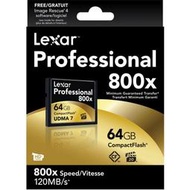 ＊＊i4FUN＊全新美國 Lexar Professional 800x 120MB/S 64GB CF 記憶卡
