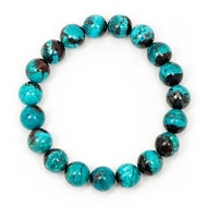 【正佳珠寶】鳳凰石 埃及藍聚寶盆 10.4-10.8mm 鳳凰石手珠