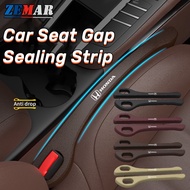 1/2Pcs Honda Car Seat Gap Filler Leak-Proof Strip Seat Side Gap Plug Universal Auto Interior Accessories For Honda Brio City Civic CRV HRV BRV Accord Mobilio WRV Odyssey Freed Jazz