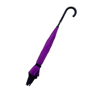 KINYO 直立手開反向傘/直傘/雨傘/晴雨兩用直傘-葡萄紫色(KU-8065)