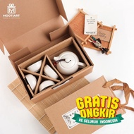 [MOOTIART.ID] HAMPERS TEA SET 5 IN 1 - Eid hampers, Ramadan fasting hampers, Eid al-Fitr, contempora