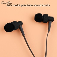 AWEI ES-390i Wired Earphone with Microphone Moving-coil Horn 35mm HiFi Sound In-ear Sports Earbud for Cellphone