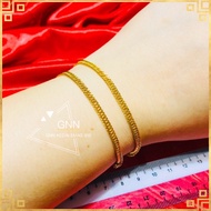 Emas 916 Tulen Rantai Tangan Design Lipan Kosong 916 Emas Gold Bracelet Hollow