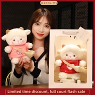 LANFY Little Sheep Plush Toy Cute Children Gift Plushie Dolls Crossbody Bag Animal Dolls Sweater She