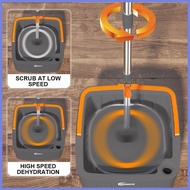 ∇ ♥️ Joybos Self Wash Spin Mop 360 Spinner Flat Mop Clean and dirty water separation tank/mop cloth