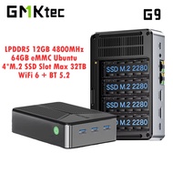GMKtec Nucbox G9 MINI PC Intel N150 MINI NAS 12GB LPDDR5 64GB EMMC 4 Slots M.2 2280 SSD Windows 11 P