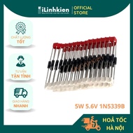 High quality zener Diode 5W 5.6V 1N5339B DO-201AE.