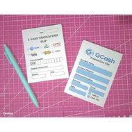 Load/ Gcash Transaction Slip/ Receipt Pad