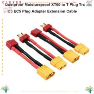 CLEVERHD XT60 to T Plug, Trx EC3 EC5 Dustproof Moistureproof Plug Adapter Extension, 10 Styles Soft 