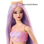 Ca3 Mermaid Doll B a r b i e Mermaid Doll with Pink & Lilac Fantasy Hair & Headband Accessory1 Box