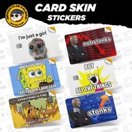 Meme Skin Card Sticker Vinyl Debit/ATM/beep card sticker skin