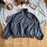 CODEGRAPHY CGP Grey Misty Windbreaker Jacket size S fit M • 100% Original
