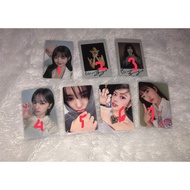 Jang Wonyoung An Yujin Official Photocard