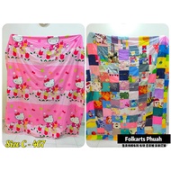 单人百家被 Tampung Seribu Homemade Single Blanket 100% Cotton 星戴 叮当