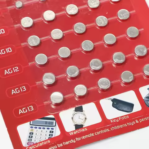 1.55V 50PCS AG13 pila LR44 L AG1 AG3 AG4 AG10 AG12 SR44 Button Batteries A76 LR1154 GP7 Cell Coin Wa