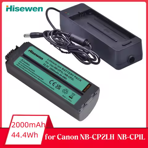 1Pcs 2000mAh NB-CP2L NB-CP1L Battery for Canon NB-CP2LH CP2L NBCP2L CG-CP200 and Photo Printer SELPH