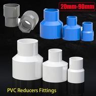 PVC Reducers Fittings Straight Pipe Fittings Reducing Water Pipe Connector 20/25/32/40/50/63/75/90mm