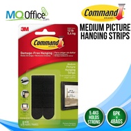 3M Command 17201ANZ White / Black Medium Picture Hanging Frame Hook Wall Organizer 17201 (4 Sets/Pck