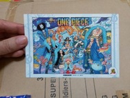 海賊王 One piece 20th Anniversary 20周年 20週年 非賣品 Not for sell 原稿 postcard 路飛 卓洛 奈美 烏索普 山治 索柏 魯賓 布魯克 人魚公主